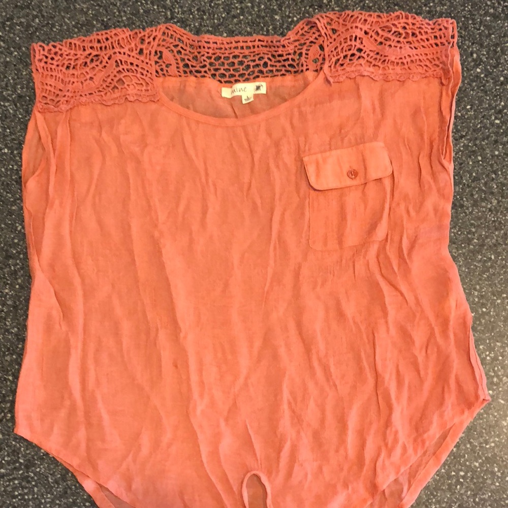 tie front top